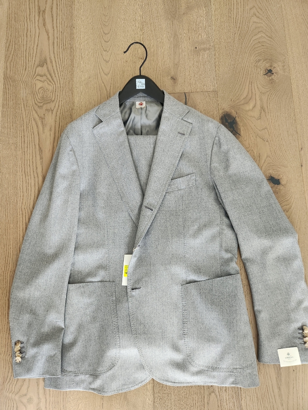 $4500 NWT Luigi Borrelli Suit